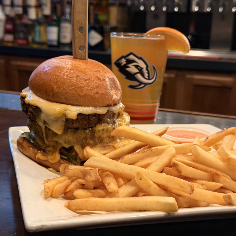 Mammoth Garlic Burger